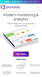 Mobile Screenshot of datadoghq.com
